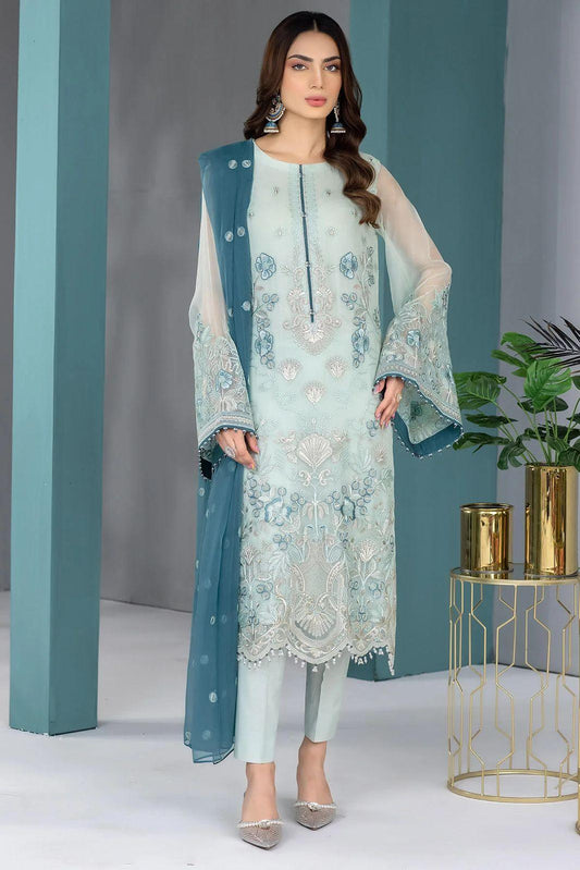 Flossie Chiffon Suit - Yumnaz