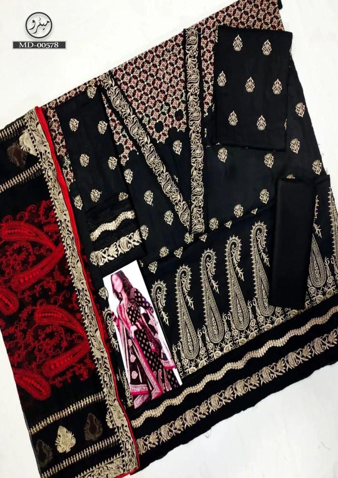 Gul Ahmed Cotton Suit - Yumnaz