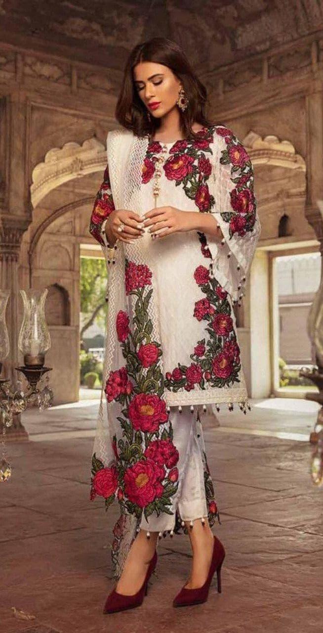 Gulaal Chiffon Suit-Replica Suits-Replica Zone