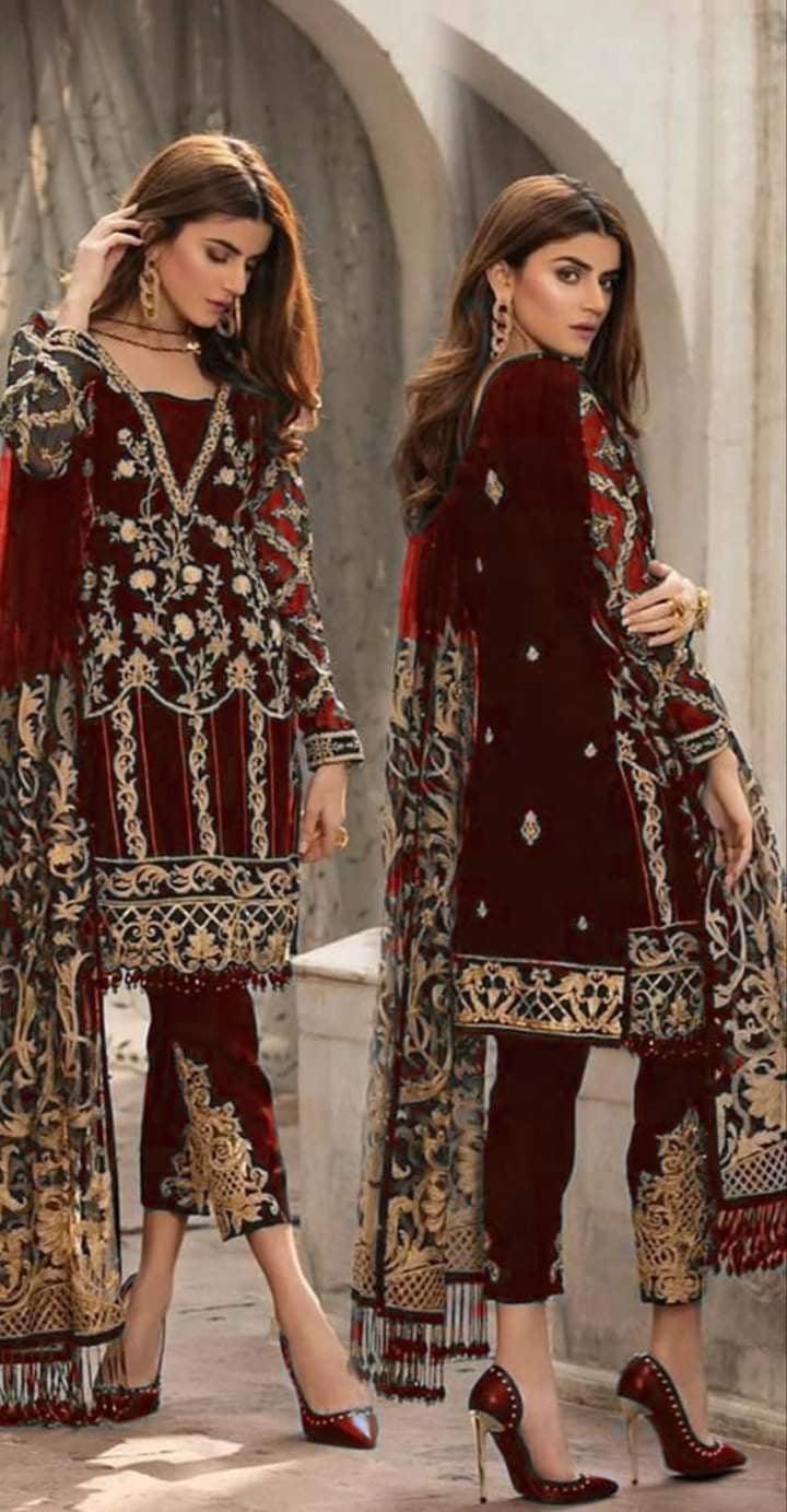 Gulaal Chiffon Suit - Yumnaz