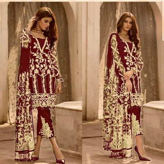 Gulaal Chiffon Suit - Yumnaz