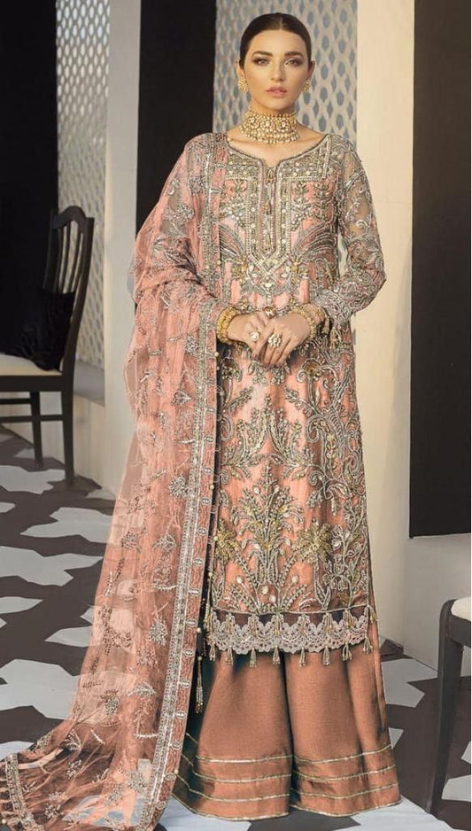 Gulaal Net Bridal Suit - Yumnaz