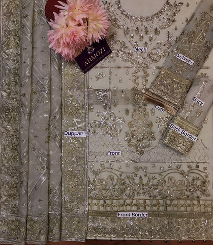 Gulaal Organza Suit - Yumnaz