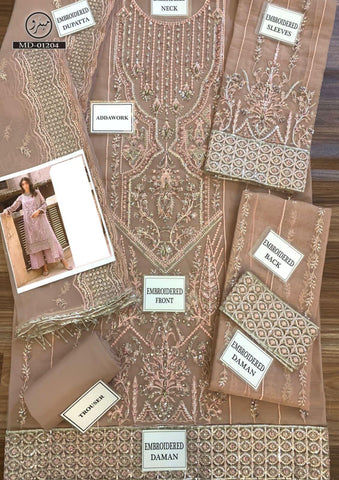 Gulaal Organza Suit - Yumnaz