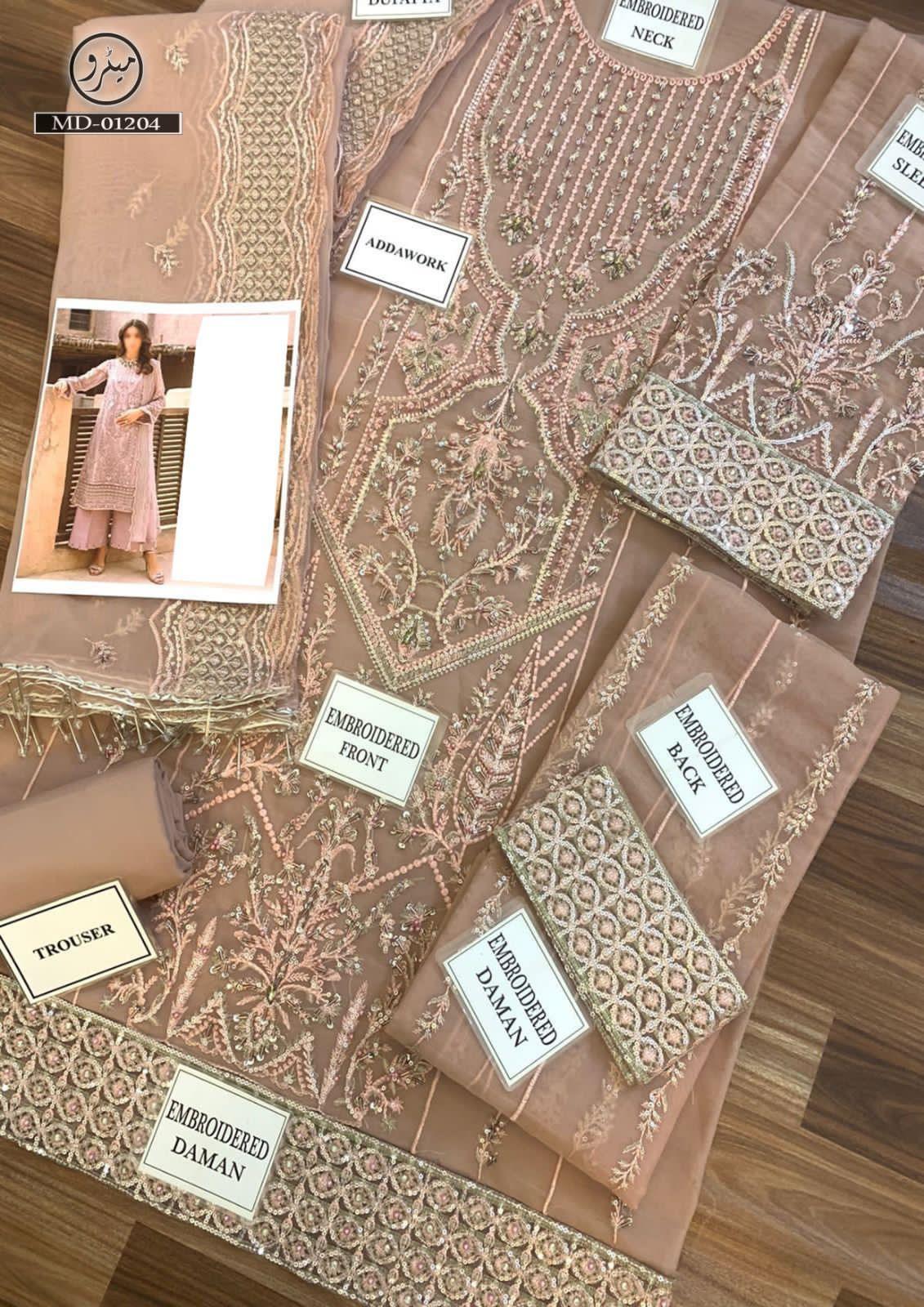 Gulaal Organza Suit - Yumnaz