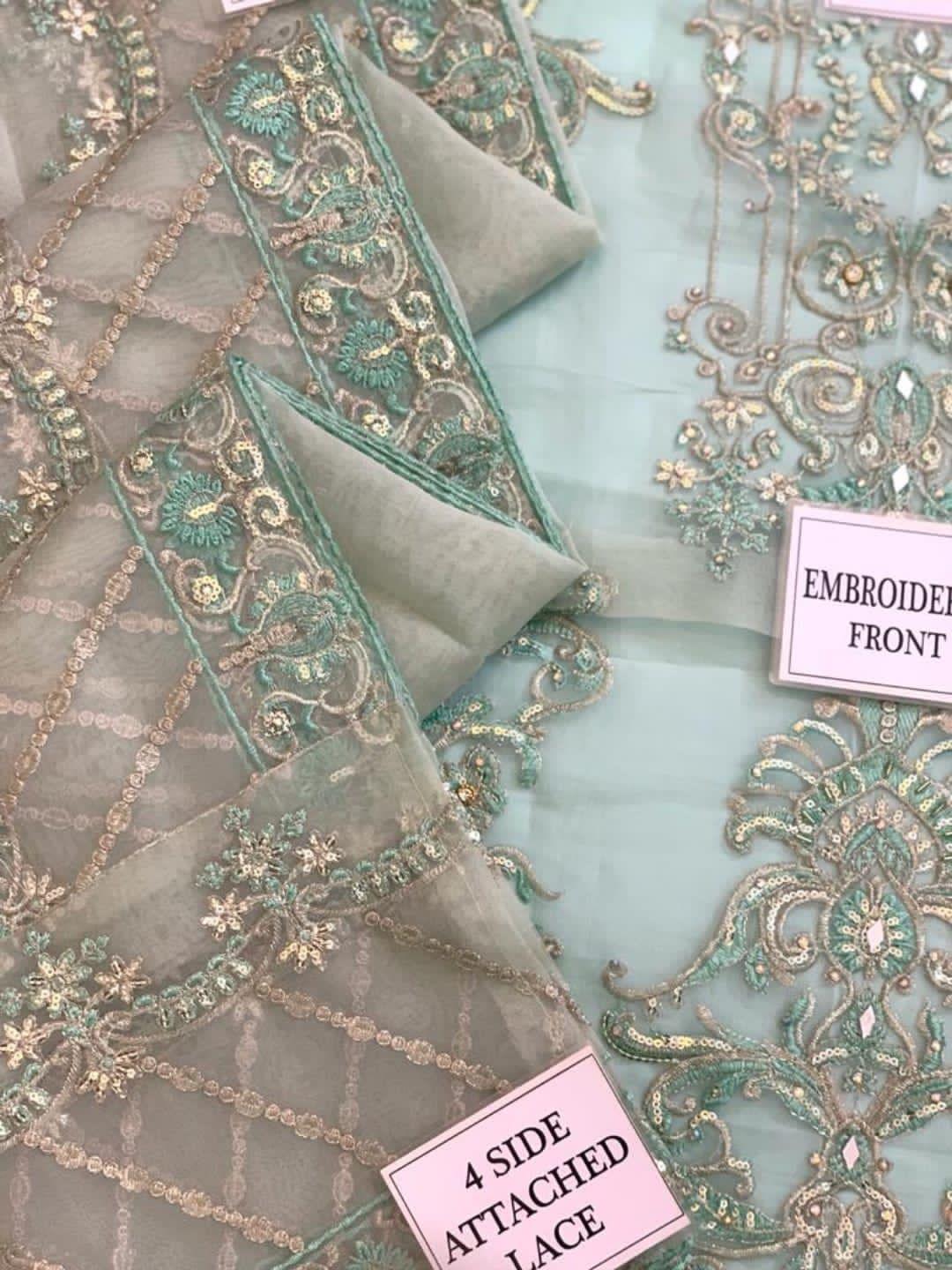 Gulaal Organza Suit - Yumnaz
