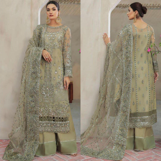 Gulaal Organza Suit - Yumnaz