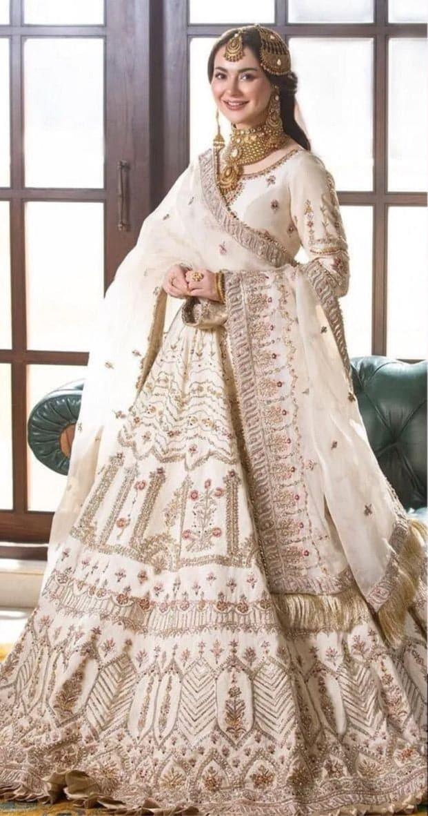 Hania Amir Organza Frock