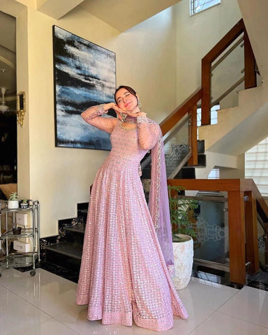 Haniya Amir Chiffon Maxi