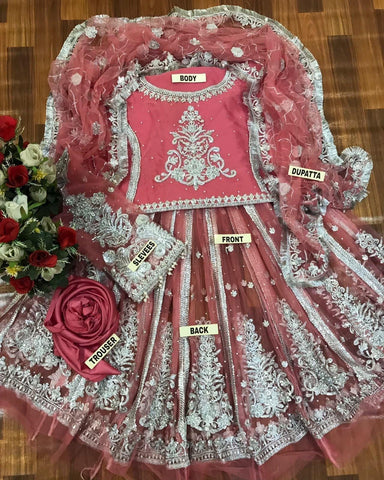Hira Mani Net Frock