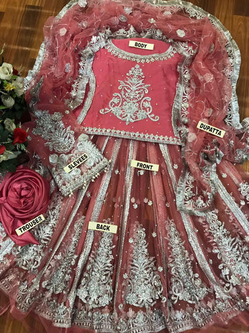 Hira Mani Net Frock