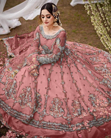 Hira Mani Net Frock - Yumnaz