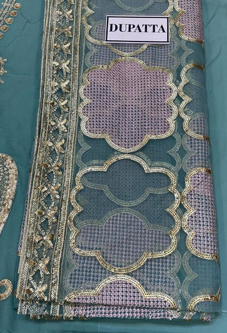 Imrozia Chiffon Suit - Yumnaz