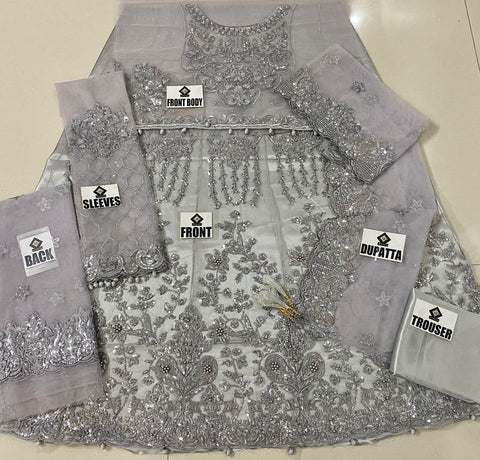 Imrozia Net Bridal Suit