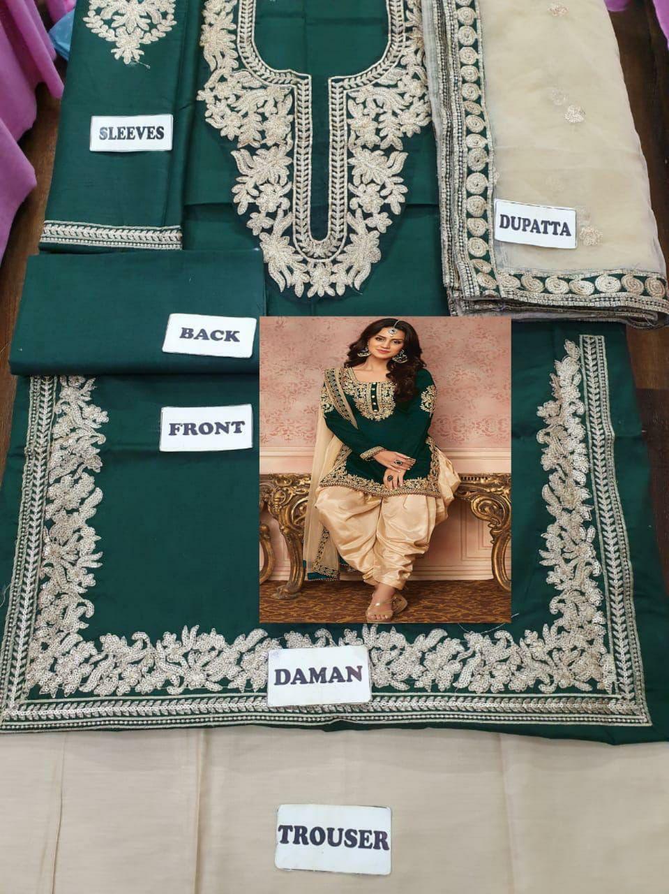 Indian Chiffon Suit - Yumnaz