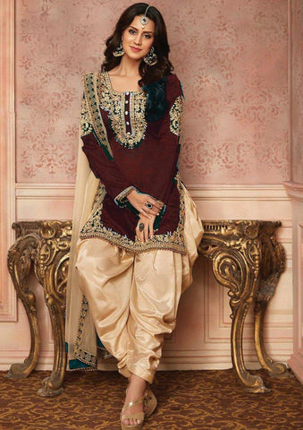 Indian Chiffon Suit - Yumnaz