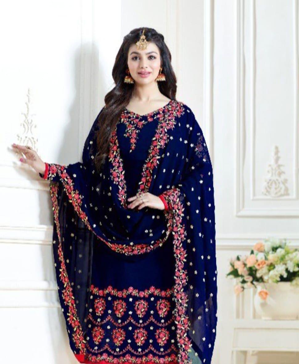 Indian Chiffon Suit - Yumnaz
