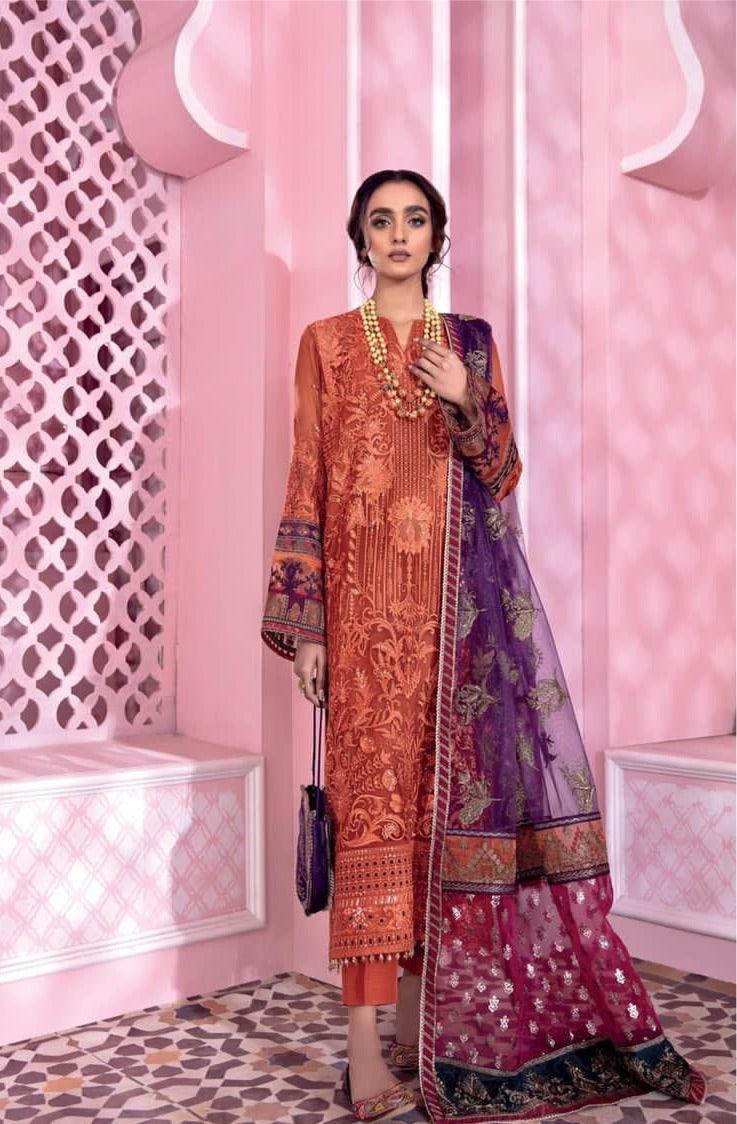 Iznik Chiffon Suit - Yumnaz