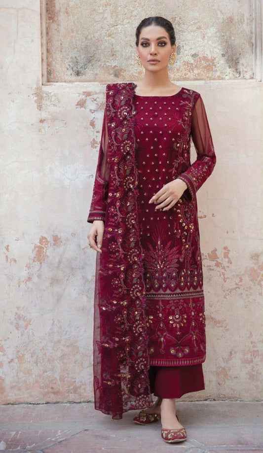 Iznik Organza Suit - Yumnaz