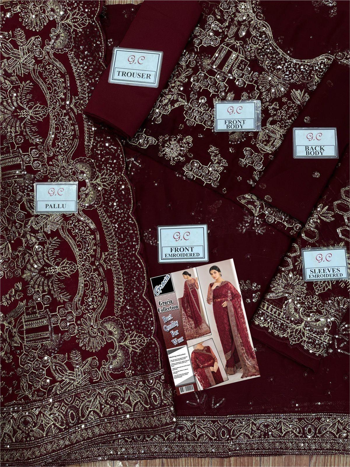 Jazmin Chiffon Saaree - Yumnaz