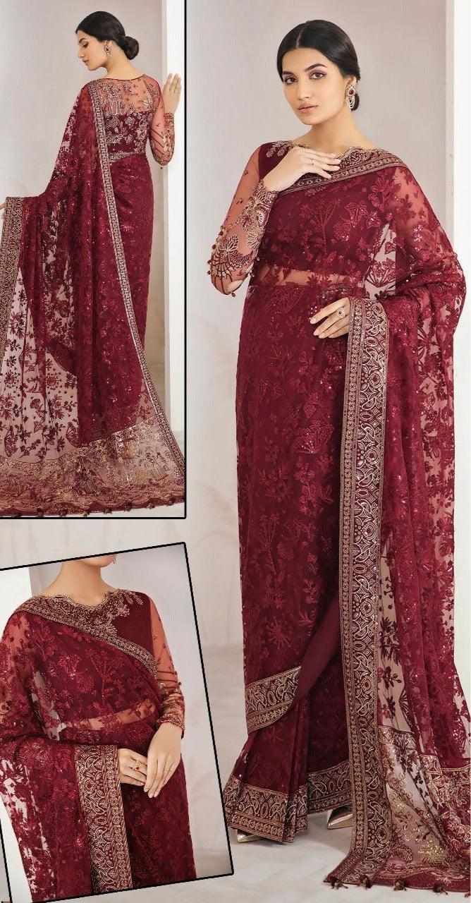 Jazmin Chiffon Saaree - Yumnaz
