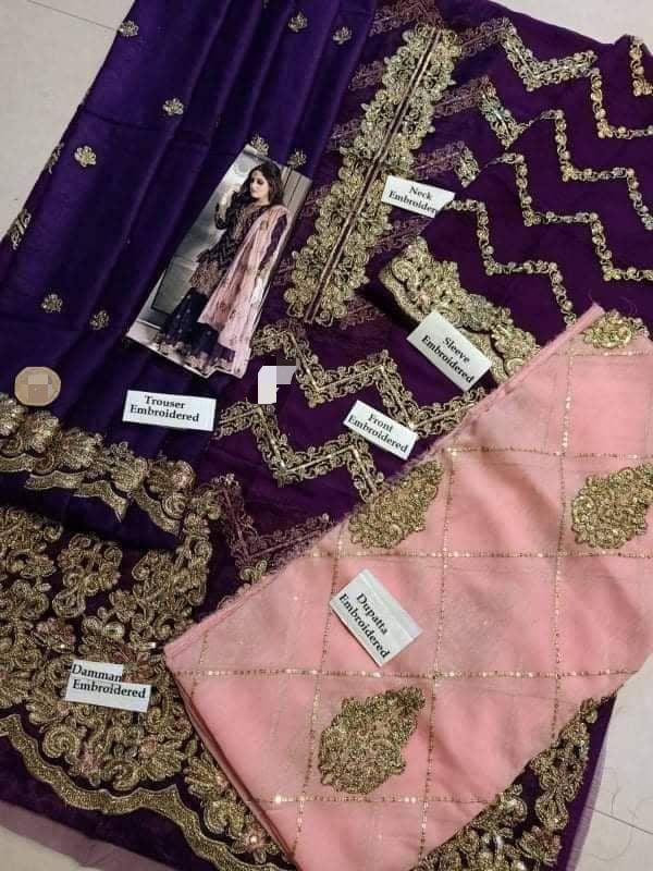 Kashees Chiffon Suit - Yumnaz