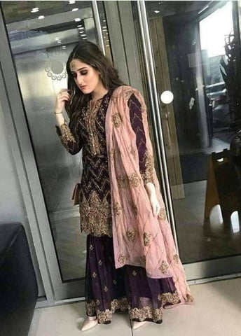 Kashees Chiffon Suit - Yumnaz