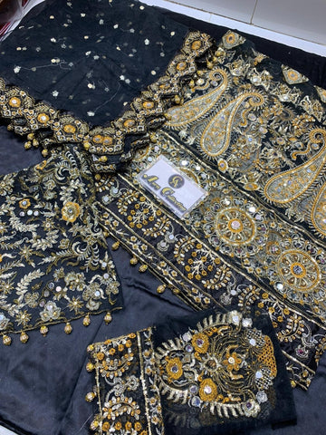 Kashees Net Bridal Suit - Yumnaz