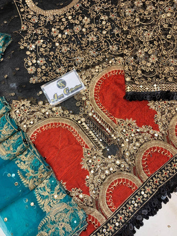 Kashees Net Bridal Suit - Yumnaz