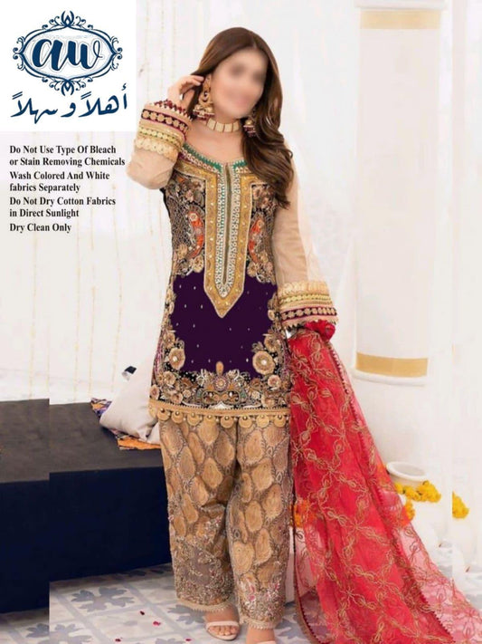 Khuda Buksh Chiffon Suit - Yumnaz