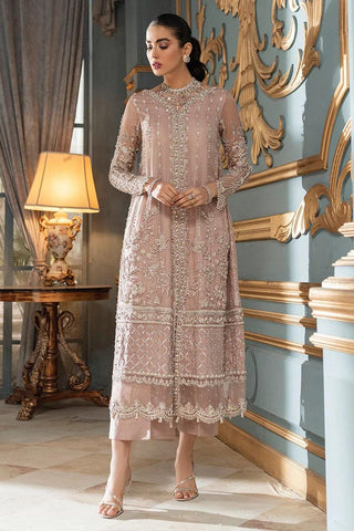Mushq Luxury Collection 3 Pc Unstitched Organza With Fully Hand Emblishment  MQ-04 CECILY