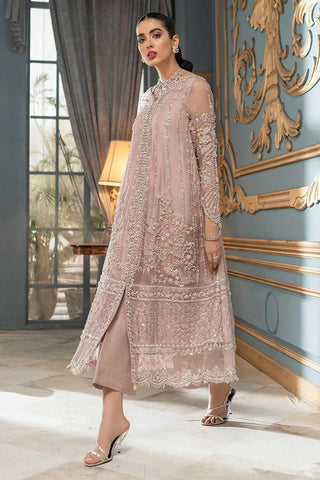 Mushq Luxury Collection 3 Pc Unstitched Organza With Fully Hand Emblishment  MQ-04 CECILY