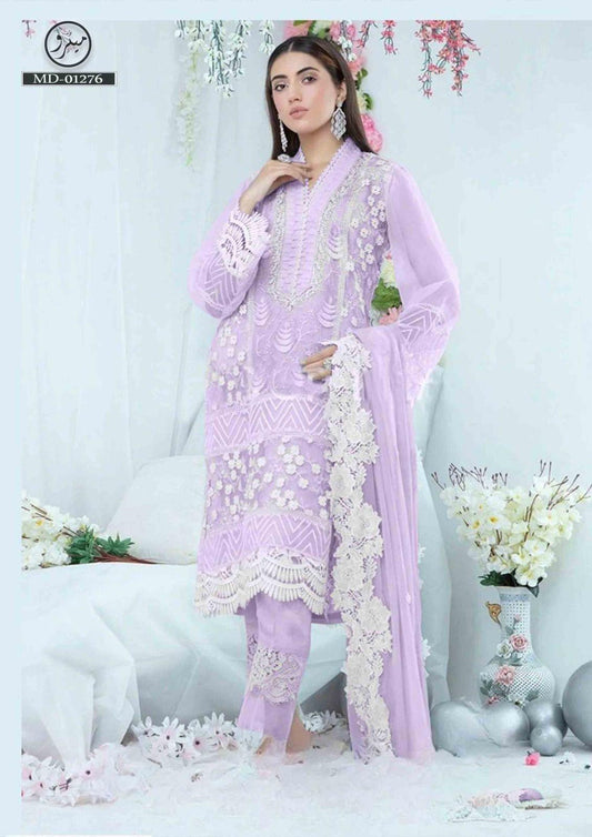 Laam Organza Suit - Yumnaz