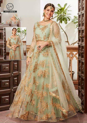 Lashkara Net Bridal Suit - Yumnaz