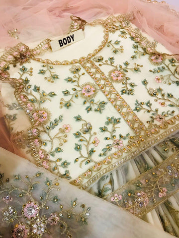 Lashkara Net Frock - Yumnaz