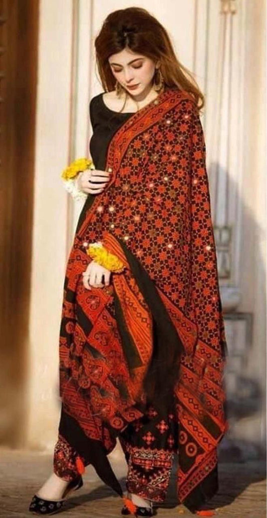 Libas-e-Mashriq Cotton Suit - Yumnaz
