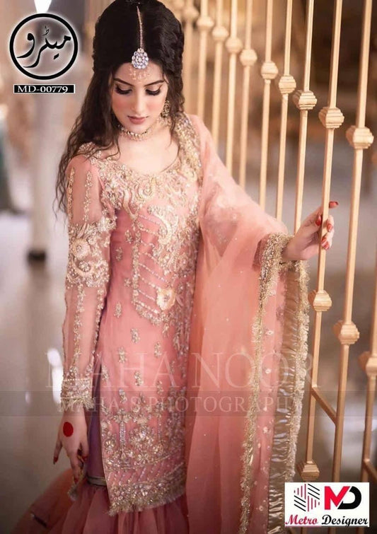 Mahnoor Net Suit - Yumnaz