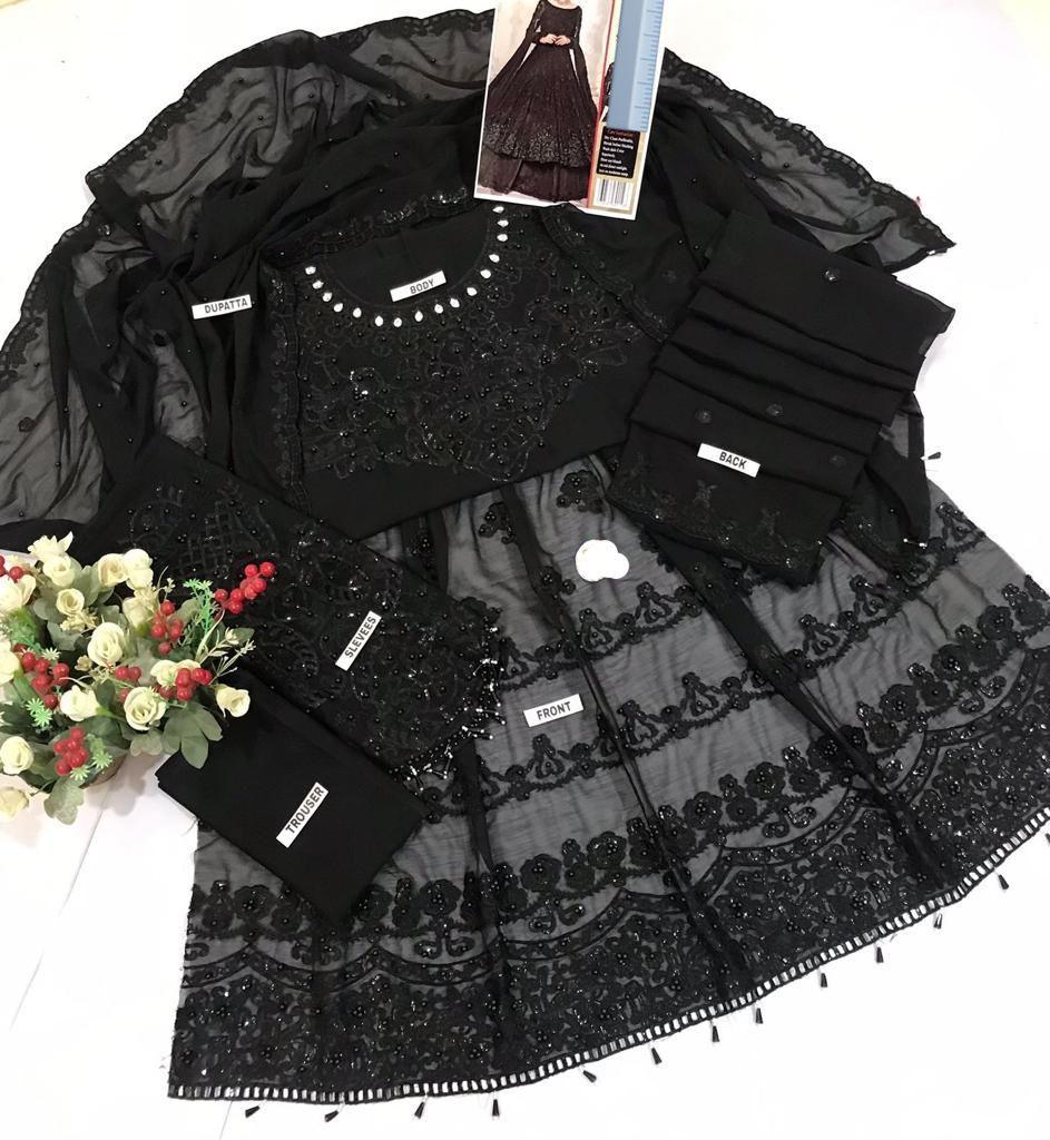 Maria B Chiffon Frock - Yumnaz