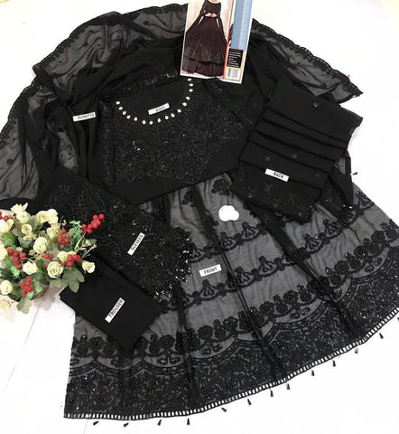 Maria B Chiffon Frock - Yumnaz