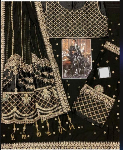 Maria B Chiffon Saaree