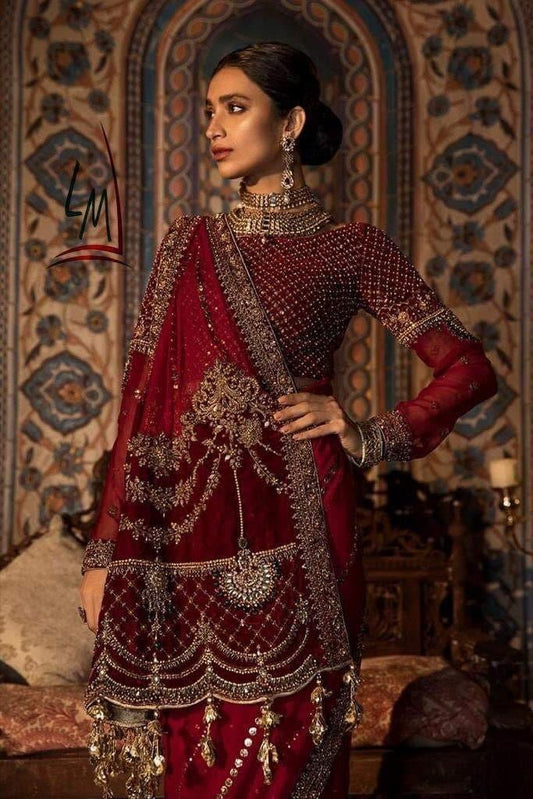 Maria B Chiffon Saaree - Yumnaz