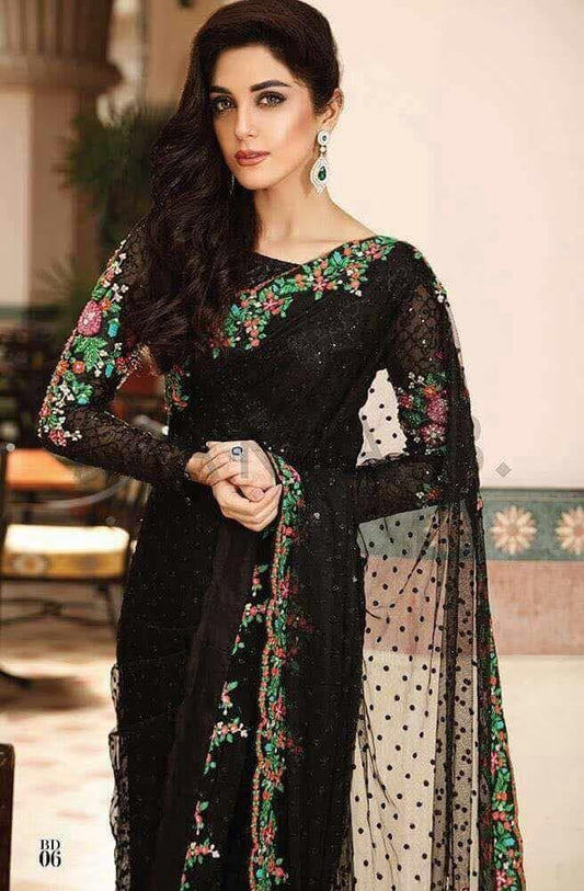 Maria B Chiffon Saaree - Yumnaz