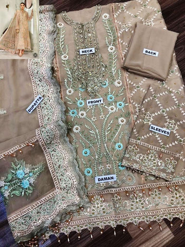 Maria B Chiffon Suit - Yumnaz