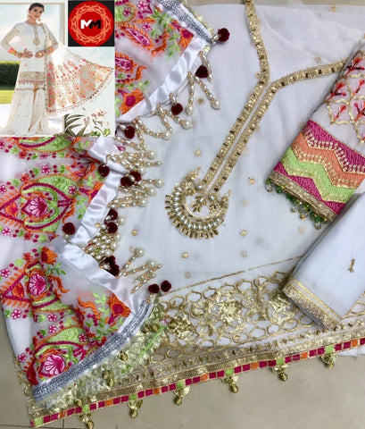 Maria B Chiffon Suit - Yumnaz
