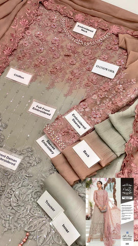 Maria B Chiffon Suit - Yumnaz