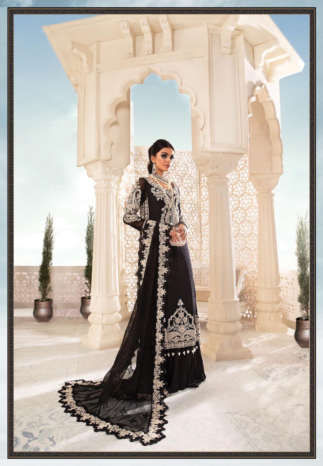 Maria B Chiffon Suit - Yumnaz