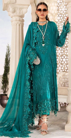 Maria B Chiffon Suit - Yumnaz