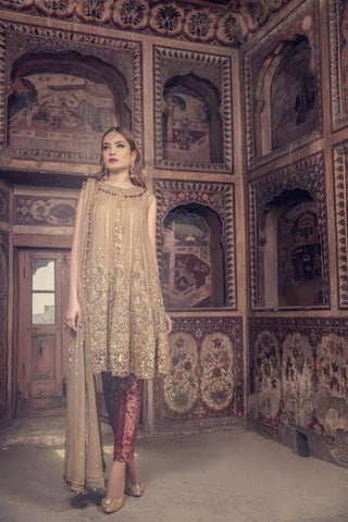 Maria B Chiffon Suit - Yumnaz