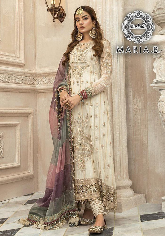Maria B Chiffon Suit - Yumnaz
