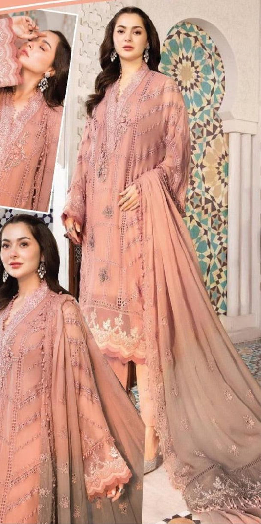 Maria B Chiffon Suit - Yumnaz